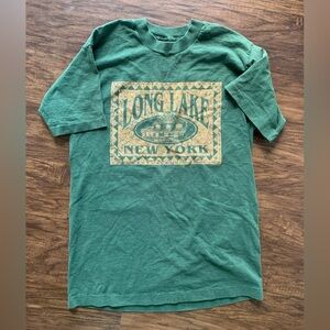 Fruit of the loom vintage 90s single stitch NY Tee shirt unisex